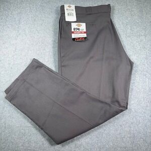 NWT Dickies 874 Work Pants Mens Fits 41x29 Grey Original Fit Grey Flex Waist NEW